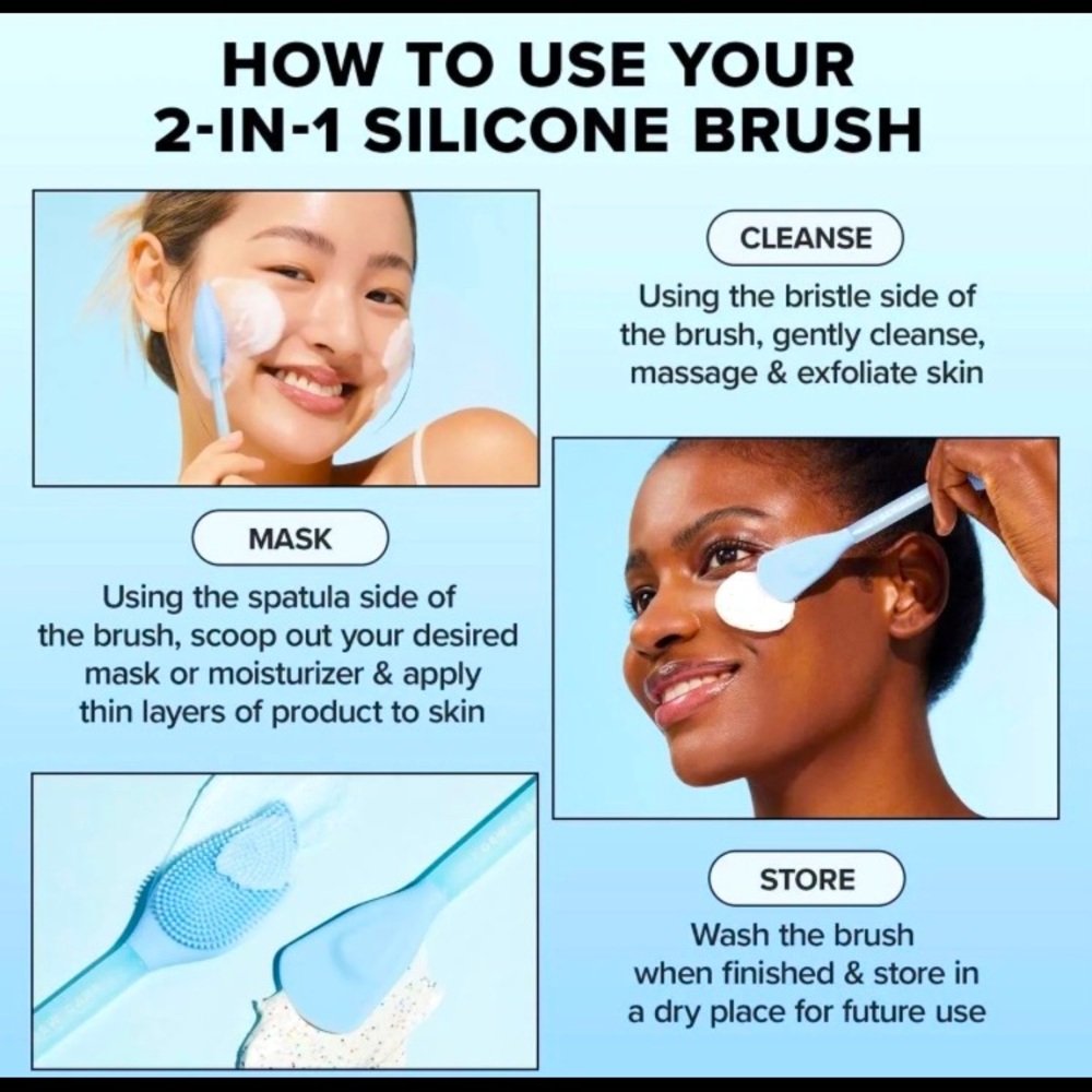 I Dew Care 2 in 1 Silicone Mask Brush - Picture 5 of 8